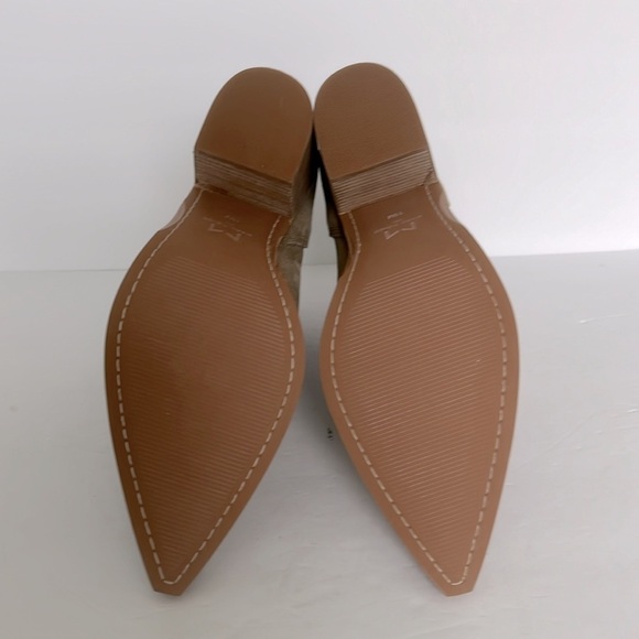 Marc Fisher $180 Leather Suede Gadri Pointed Toe Bootie Boot Shoes Size 11 New - Picture 6 of 6